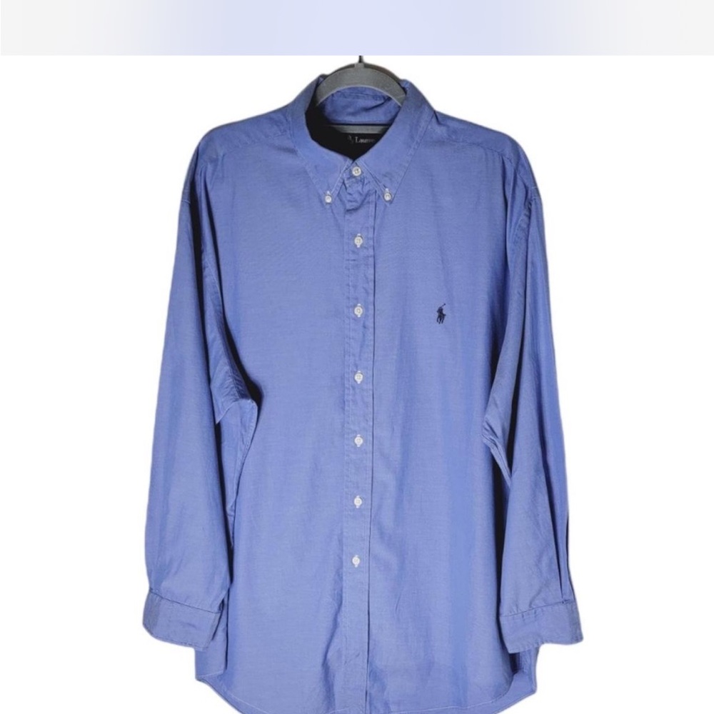 Ralph Lauren Yarmouth 100% cotton pinpoint oxford button down shirt size 32/33